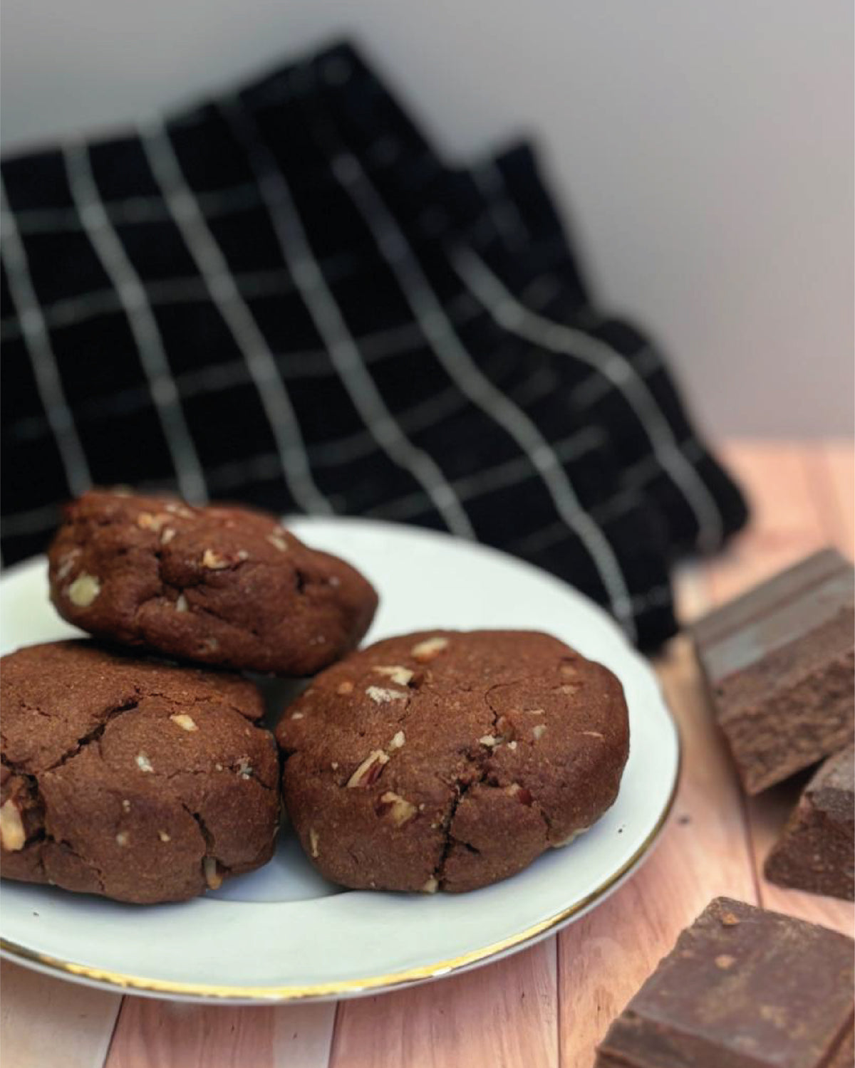 Galletas de Chocolate Amargo — Paquete de 10