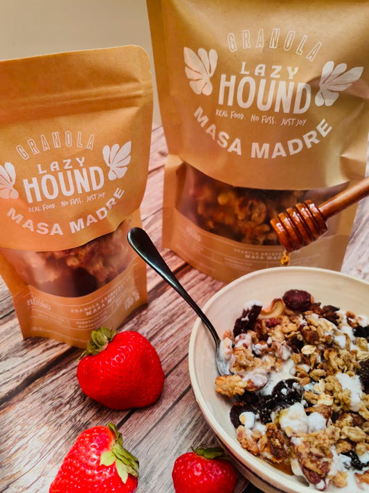 Granola artesanal de masa madre